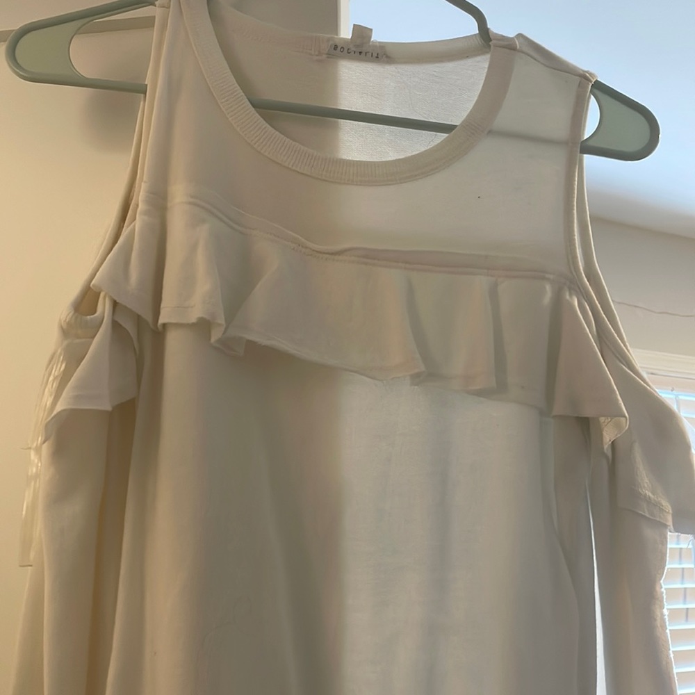 Socialite Cold Shoulder Sweatshirt